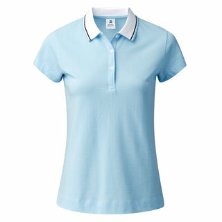 Daily Sports Candy Cap Sleeve Polo Shirt - Skylight Blue