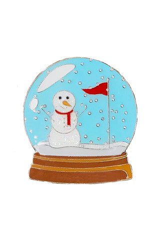 Christmas Snow Globe Golf Ball Marker
