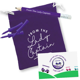 From the Lady Captain 2024 Golf Ball Marker Set - Purple
