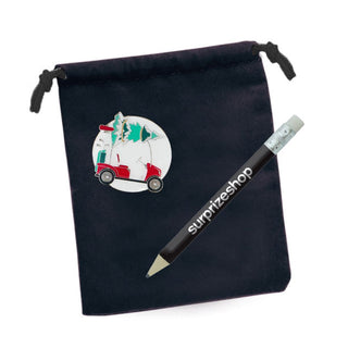 Christmas Golf Cart Ball Marker Gift Set