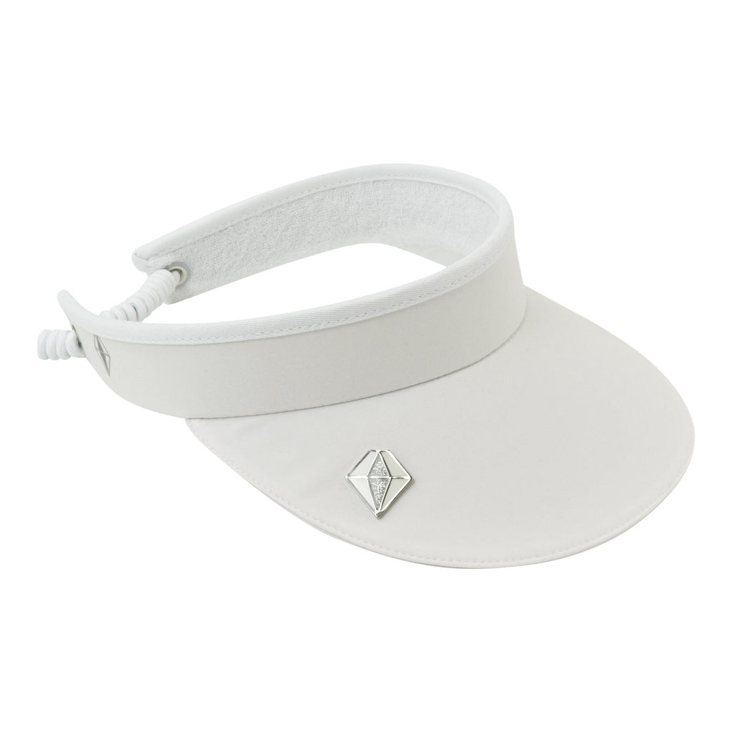 Pure Golf Arielle Telephone Wire Visor with Ball Marker Ivory