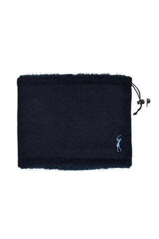 Surprizeshop Soft Fleece Lined Women's Golf Snood with Embroidered Lady Golfer - Navy