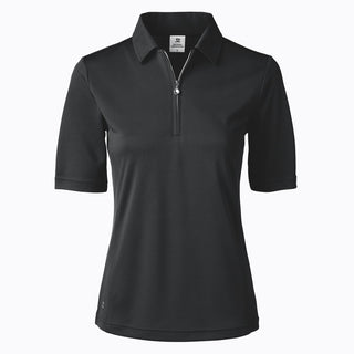 Daily Sports Macy Half Sleeve Polo Shirt - Black