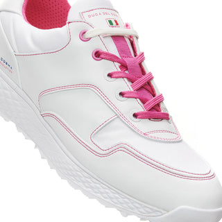 Duca Del Cosma Padova Waterproof Ladies Golf Shoes- White