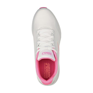 Skechers Go Golf Max 2 Golf Waterproof Ladies Golf Shoes- White/Pink