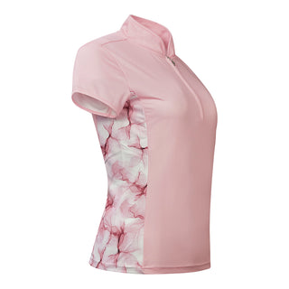 Pure Golf Ladies Holly Cap Sleeve Polo Shirt - Orchid Pink
