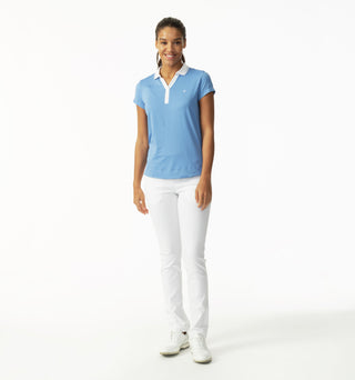 Daily Sports Indra Cap Sleeve Polo Shirt - Pacific