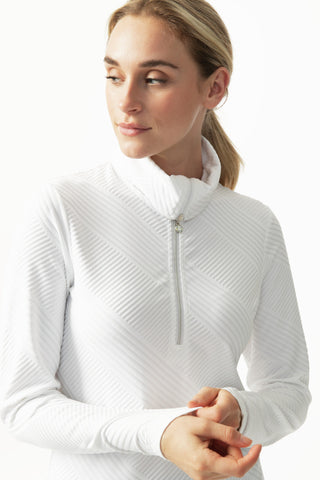 Daily Sports Floy Long Sleeve Roll Neck - White