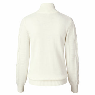 Daily Sports Addie Long Sleeve Lined Pullover - White