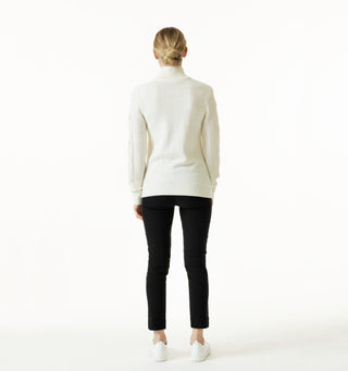 Daily Sports Addie Long Sleeve Unlined Pullover - White