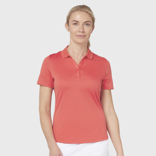 Callaway Golf Ladies Swingtech Short Sleeve Polo - Geranium