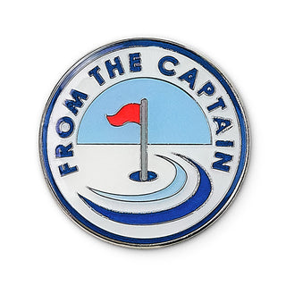 From The Captain Golf Ball Marker- Blue