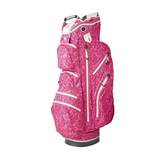SECONDS QUALITY Ladies Golf Cart Bag - Pink Feather (NO BAG HOOD INCLUDED)