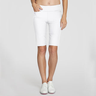 Tail Golf Mulligan Pull On Ladies Golf Shorts 53CM - White