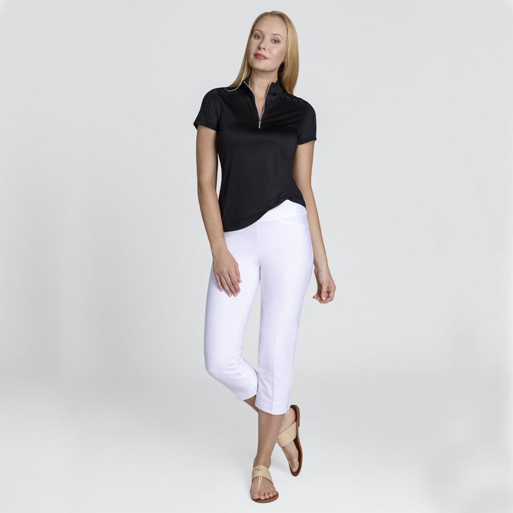Tail Ladies Golf Mulligan Pull On Capri 83CM White