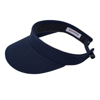 Telephone Wire Ladies Golf Visor with Ball Marker -  Navy