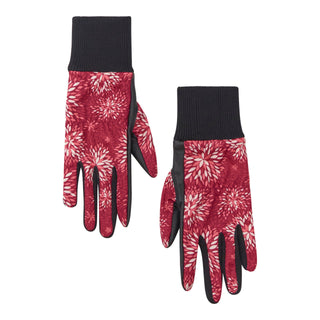 Pure Golf Garnet Berry Pair of Winter Ladies Golf Gloves