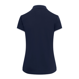 Pure Golf Bloom Ladies Cap Sleeve Polo Shirt - Navy