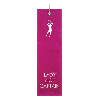 Lady Vice Captain Own Use Tri Fold Golf Towel