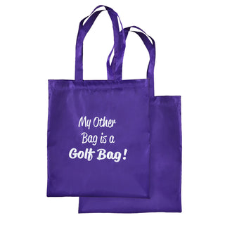 Golf /Tote Shopper Bag - Purple