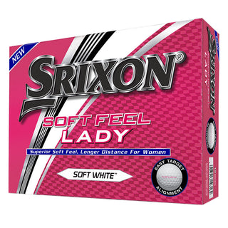 Srixon Soft Feel Lady Golf Balls - White (12 Pack)
