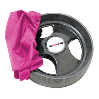 Golf Trolley Wheel Covers- Pink