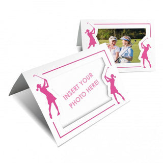 Golf Photo Frame Card Pack of 10