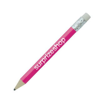 Golf Pencil with Eraser- Pink