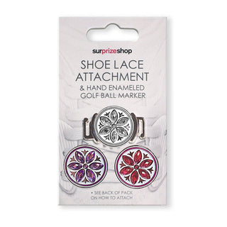 Shoe Lace And Golf Ball Marker Attachment