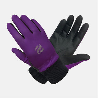 Surprizeshop Polar Stretch Pair of Winter Ladies Golf Gloves - Purple