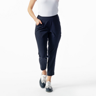 Daily Sports Sense High Water Ankle Ladies Golf Trousers - Navy