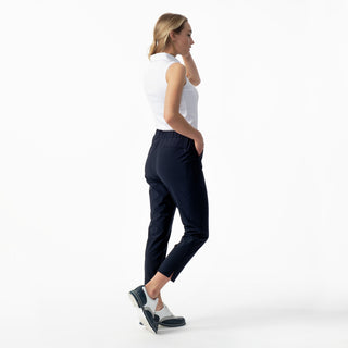 Daily Sports Sense High Water Ankle Ladies Golf Trousers - Navy