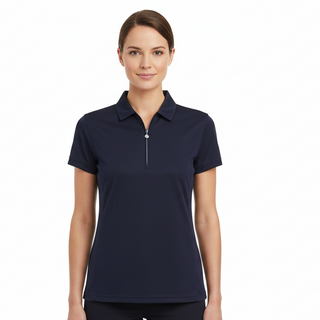 Daily Sports Macy Cap Sleeve Polo Shirt - Very Dark Navy