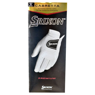 Srixon Ladies Cabretta Premium Leather Golf Glove - White