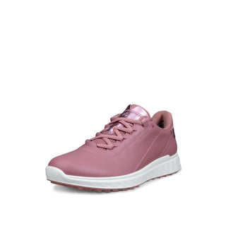 Ecco Golf S-Casual Waterproof Ladies Golf Shoes - Blush/Old Rose Metallic