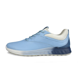 Ecco S Three Waterproof Ladies Golf Shoes - Bluebell/Retro Blue