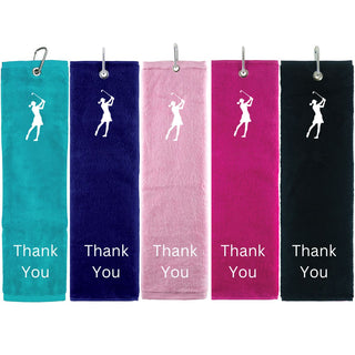 Thank You Tri Fold Golf Towel Prize