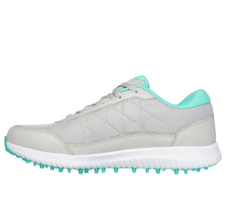 Skechers Go Golf Max Fairway 4 Lightweight Ladies Golf Shoes- Grey/Turquoise