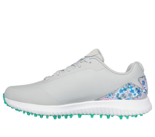 Skechers Go Golf Max 3 Waterproof Ladies Golf Shoes- Grey/Mint
