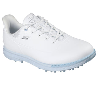 Skechers Go Golf Jasmine 2 GF Waterproof Ladies Golf Shoes - White & Pale Blue