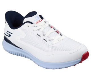 Skechers Slip-ins: GO GOLF Flight Ladies Shoes - White & Navy