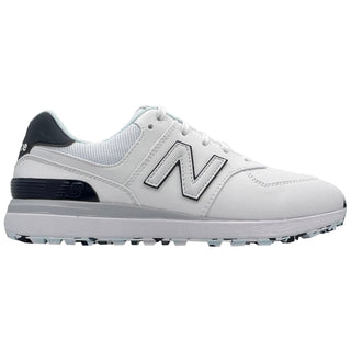New Balance Womens Golf Shoes - 574 Greens V2 - Spikeless White/Blue