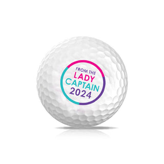 Lady Captain's Day 2024 Srixon Golf Ball and Ball Liner Set - Purple