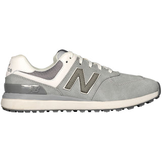 New Balance Womens Golf Shoes - 574 Greens V2 - Spikeless Light Grey