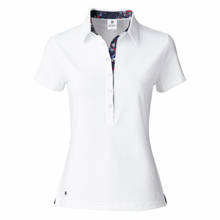 Daily Sports Stacey Cap Sleeve Polo Shirt - White