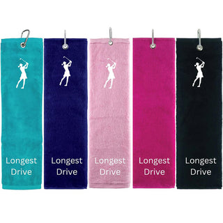 Surprizeshop Longest Drive Tri Fold Golf Towel Prize