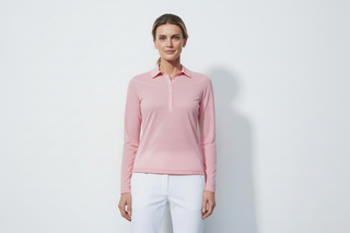 Daily Sports Terni Long Sleeve Polo Shirt - Coral