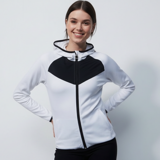 Daily Sports Ladies Milan Jacket with hood - White