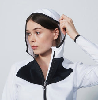 Daily Sports Ladies Milan Jacket with hood - White