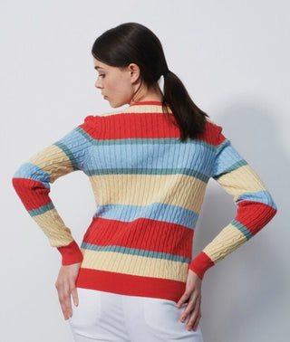 Daily Sports Ladies Olbia Pullover - Multistripe